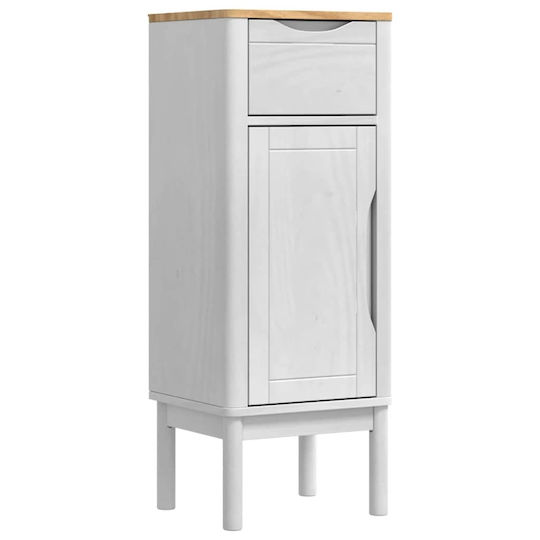 vidaXL Шкаф без Мивка Д35xШ30xВ85см Бял