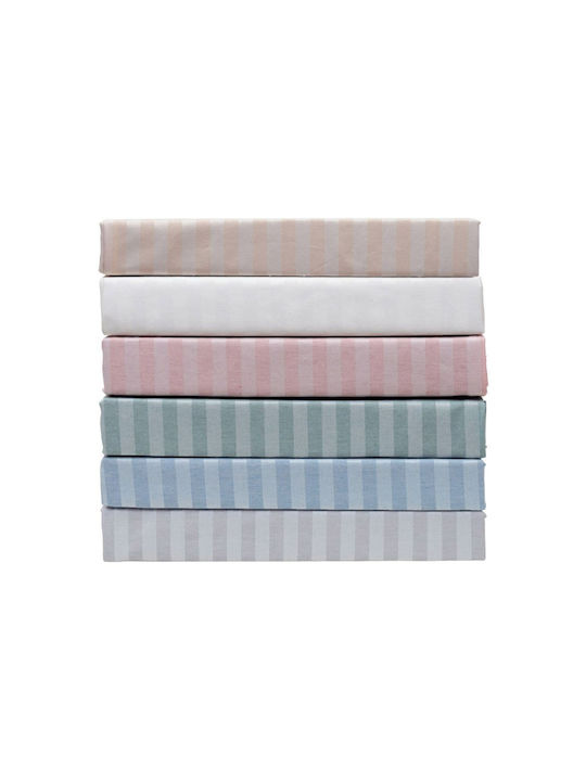 Viopros Single Bed Sheet 165x270cm Blue