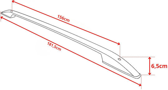 Bare De Acoperiș Honda CR-V SUV 2007-2011 Ușoare Durabile Din Aluminiu Argintii