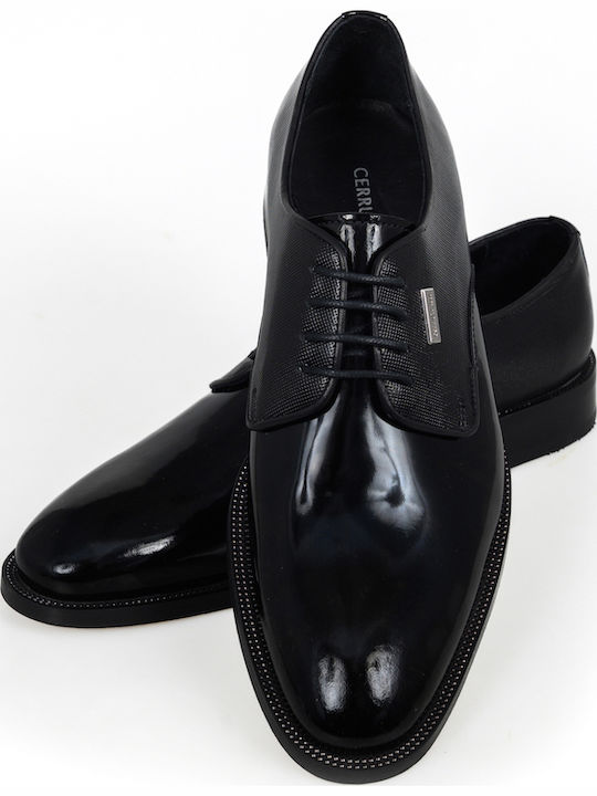 Pantofi Eleganți Bărbătești din Piele Negri