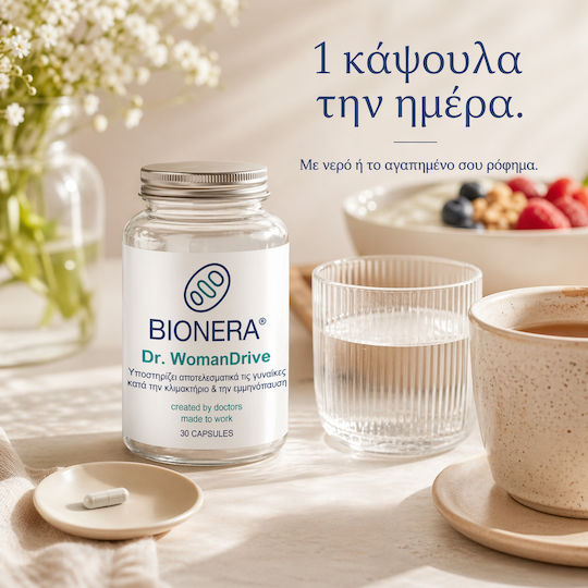 Bionera Dr. WomanDrive Συμπλήρωμα για την Εμμηνόπαυση 30 κάψουλες