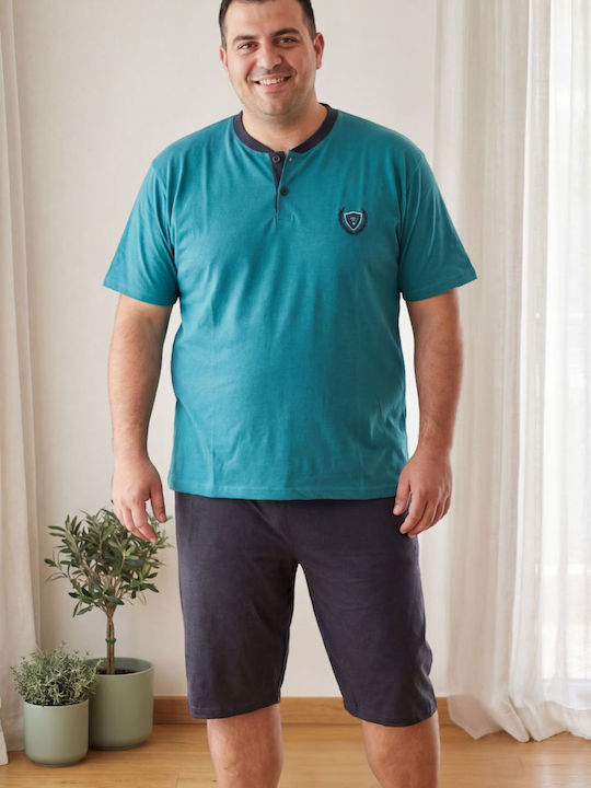 Rimoli Plus Size Καλοκαιρινή Ανδρική Πιτζάμα Βεραμαν