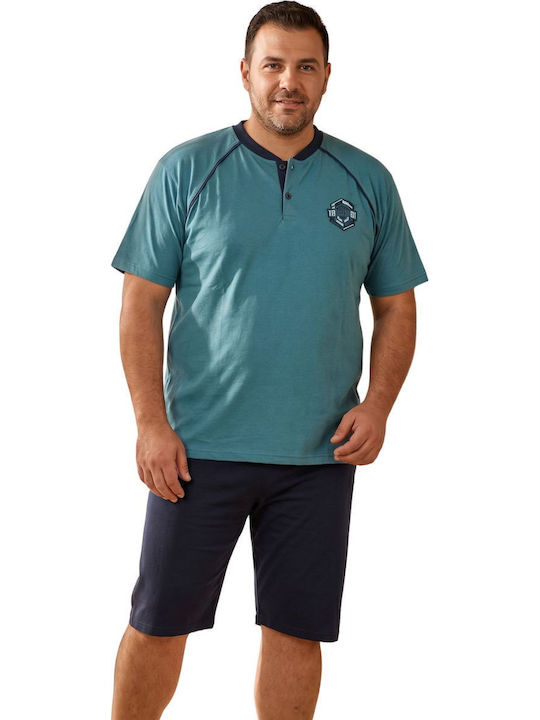 Rimoli Plus Size Καλοκαιρινή Ανδρική Πιτζάμα Βεραμαν