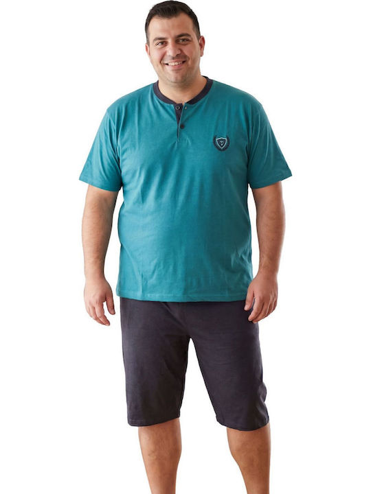 Rimoli Plus Size Καλοκαιρινή Ανδρική Πιτζάμα Βεραμαν