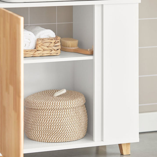 SoBuy Blat cu Lavoar L30xW30xH60cm Alb