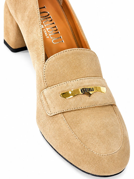 Damen Oxfords in Gold Farbe