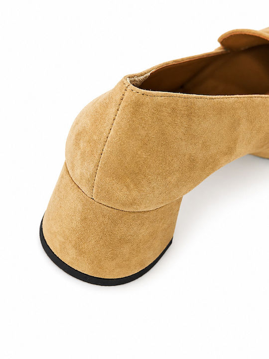 Damen Oxfords in Gold Farbe