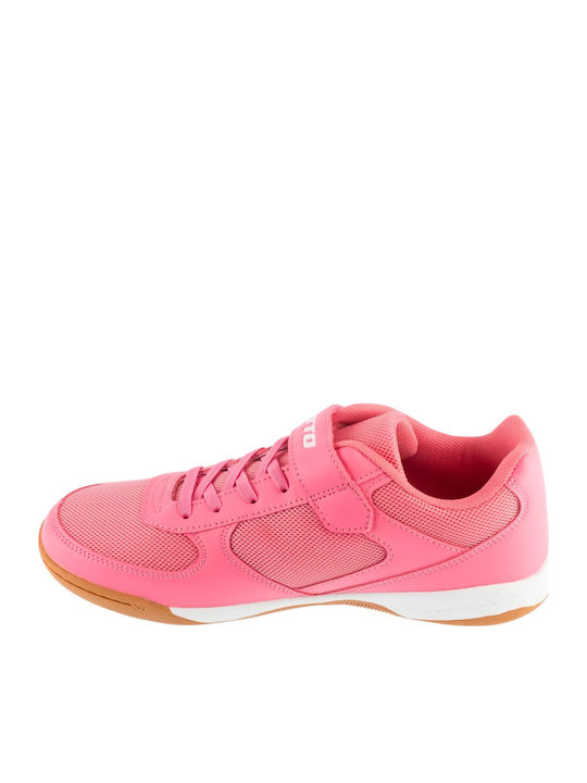 Kids Soccer Cleats Indoor Pink