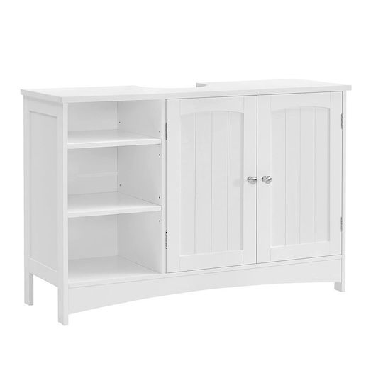 Vasagle Πάγκος χωρίς Νιπτήρα Μ90xΒ30xΥ60cm Λευκός Vasagle Πάγκος χωρίς Νιπτήρα Μ90xΒ30xΥ60cm Λευκός