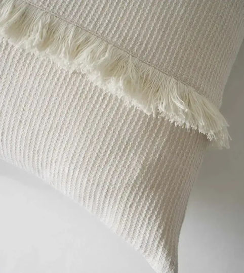 Gofis Home Μαξιλαροθήκη Off Off White 50x50εκ. Gofis Home Μαξιλαροθήκη Off Off White 50x50εκ.
