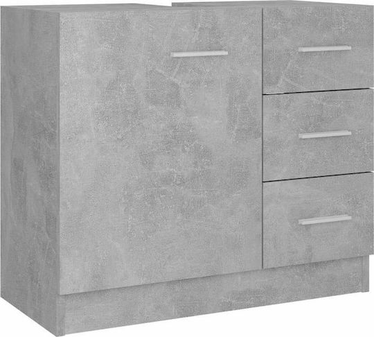 vidaXL Countertop without Sink L63xW30xH54cm Gray