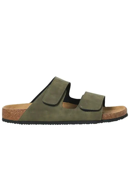 Men's Sandals in Green Colour