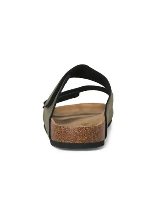 Men's Sandals in Green Colour