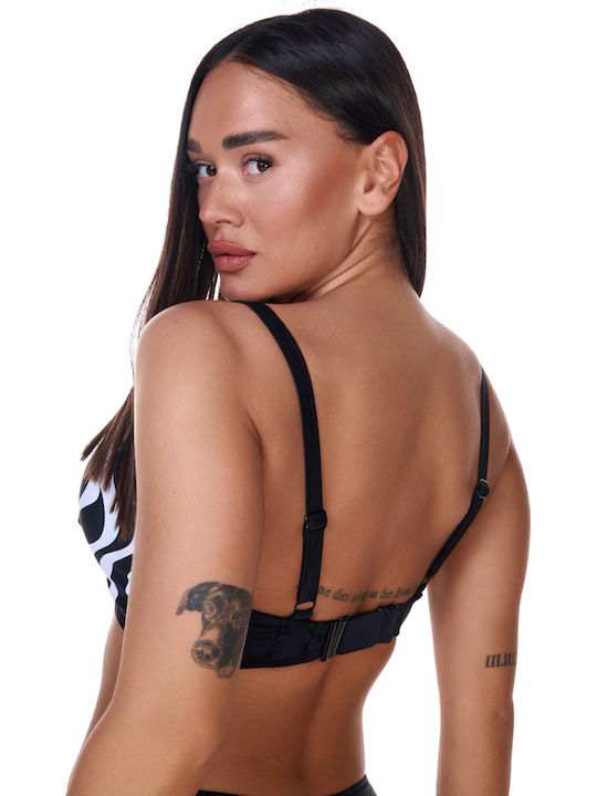 Bikini Σουτιέν Ασπρόμαυρο