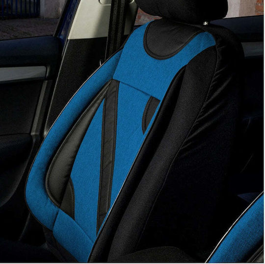 Set Custom Universal Nero Blue Seat Covers Ford
