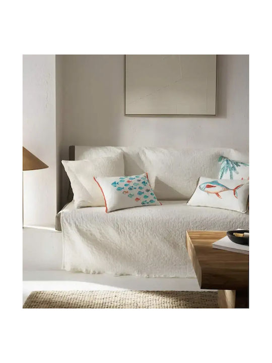 Gofis Home Διακοσμητική Μαξιλαροθήκη Ealy από 100% Βαμβάκι Ealy 597 596 30x45εκ.