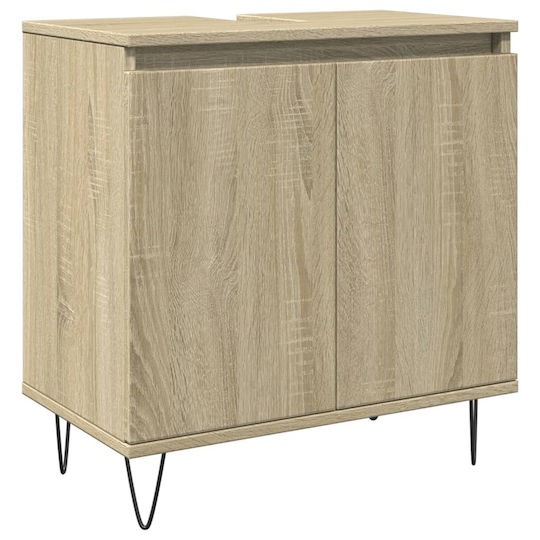 vidaXL Countertop without Sink L58xW33xH60cm Coffee