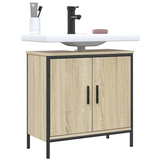 vidaXL Πάγκος χωρίς Νιπτήρα Μ60xΒ30xΥ60cm Καφέ vidaXL Πάγκος χωρίς Νιπτήρα Μ60xΒ30xΥ60cm Καφέ