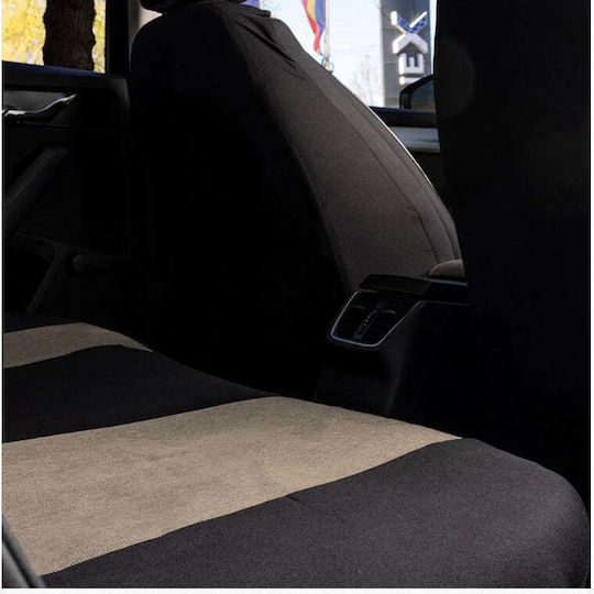 Set Custom Universal Nero Beige Seat Covers Nissan
