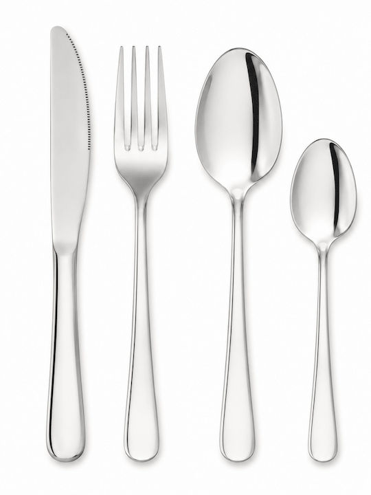 Cutlery Set Silver 4 Pieces
