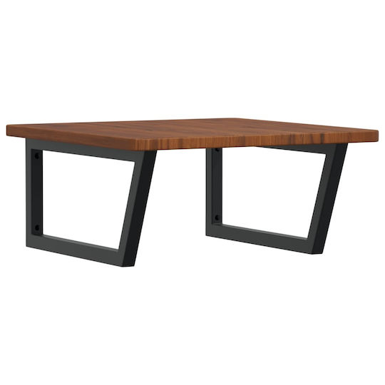 vidaXL Waschtisch ohne Waschbecken L60xB60xH2.5cm Coffee