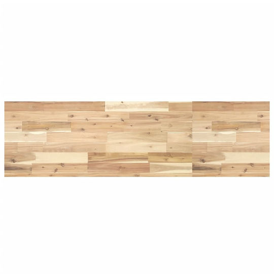 vidaXL Waschtisch ohne Waschbecken L140xB40xH4cm Solid Acacia
