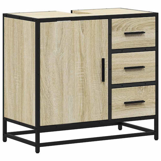 vidaXL Πάγκος χωρίς Νιπτήρα Μ65xΒ33xΥ60cm Sonoma Δρυς vidaXL Πάγκος χωρίς Νιπτήρα Μ65xΒ33xΥ60cm Sonoma Δρυς