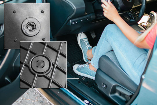 Rubber Mats Set Ford Ka+ Ka Plus Hatchback From 2016 To 2021