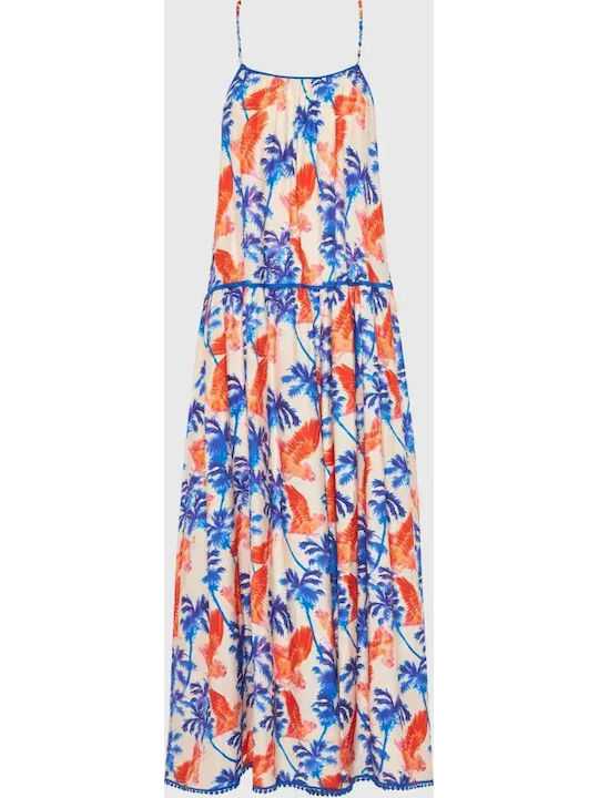 Summer Maxi Dress Electric Indigo