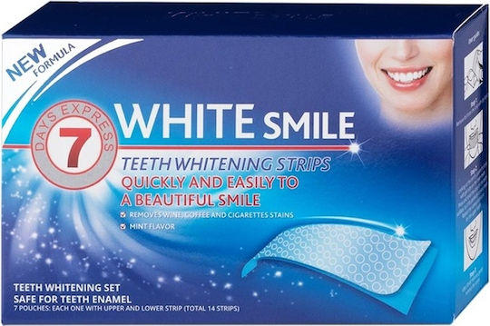 White Smile WaterWipes Zahnaufheller Streifen 14 Stück