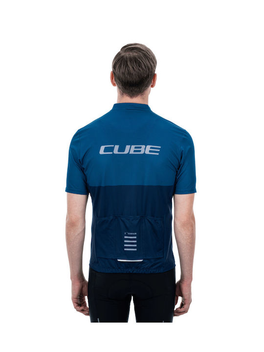 CUBE ATX Full Zip Men's Short Sleeve Cycling Jersey