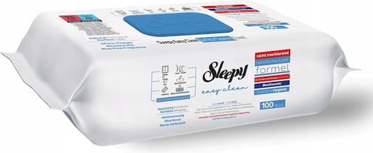 Sleepy Easy Clean Υγρά Μαντηλάκια Καθαρισμού Γενικής Χρήσης 100 τμχ
