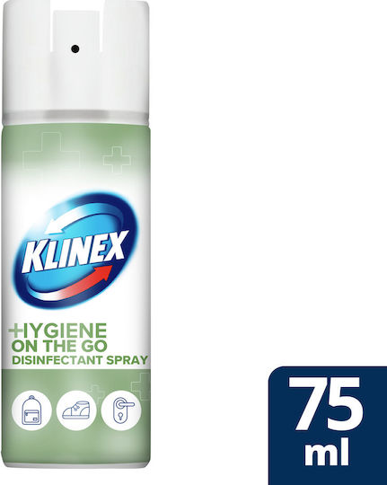 Klinex Hygiene On The Go Spray de Curățare de Utilizare Generală cu Acțiune de Dezinfectare 1x75ml