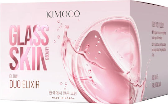 Kimoco Glass Skin Glow Duo Elixir Κρέμα Προσώπου για Ενυδάτωση & Λάμψη 100gr