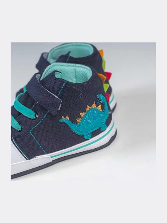 On Line Weiche Sohlenschuhe für Babys Stiefel Blau