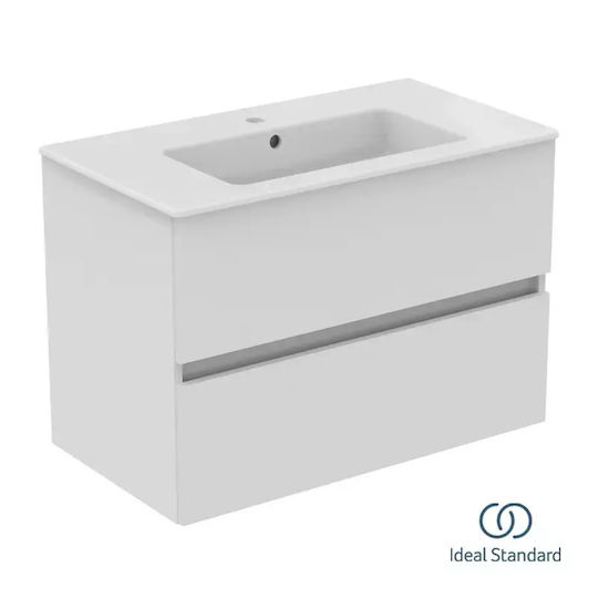 Ideal Standard Шкаф със Мивка Бял гланц