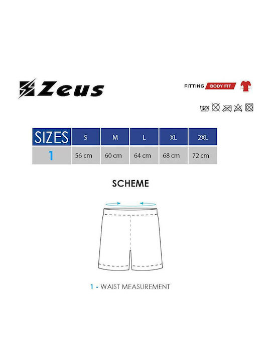 Zeus Elastic Pro Мъжки Спортни Клин Компресия Къс Черен