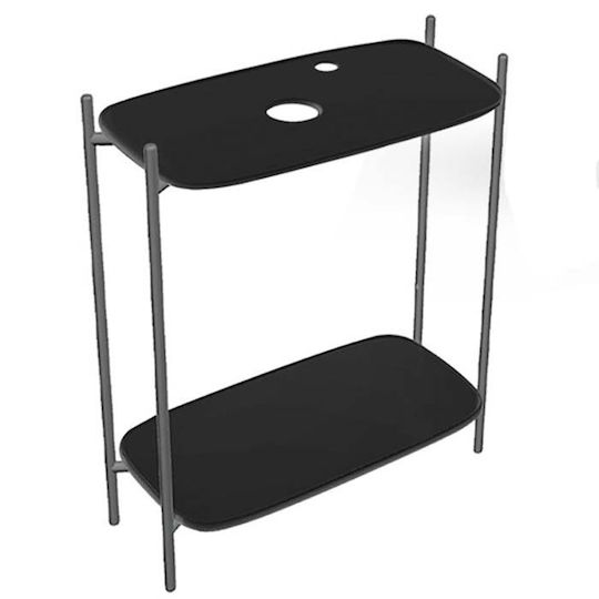 Scarabeo Waschtisch ohne Waschbecken L74xB43xH77.5cm Ardesia