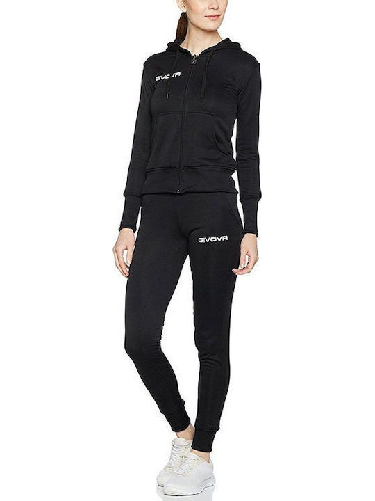 Tuta Lady Damen-Sweatpants-Set Schwarz