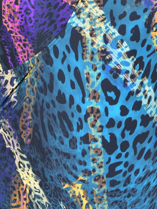 73290 Ολόσωμο Μαγιό για Μεγάλο Στήθος Animal Print
