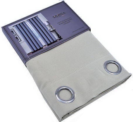 Sidi Home Plast Verdunkelung Mit Grommets Beiges 140x260cm