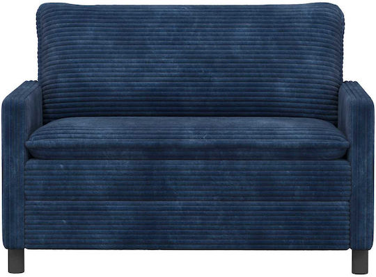 Scaun De Relaxare Închis Albastru 126x81x87.5cm