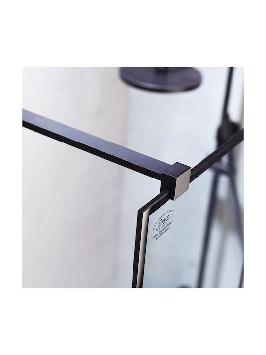 Devon Iwis Walk-in Fixed Side for Shower 59x200cm Inox