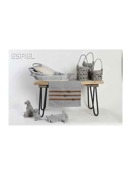 Espiel Set Runner 2 Bucăți Gri 40x180cm