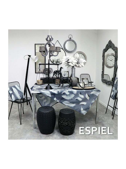Espiel Ράνερ Σετ 2τμχ Πουπουλα Γκρι 40x180εκ.