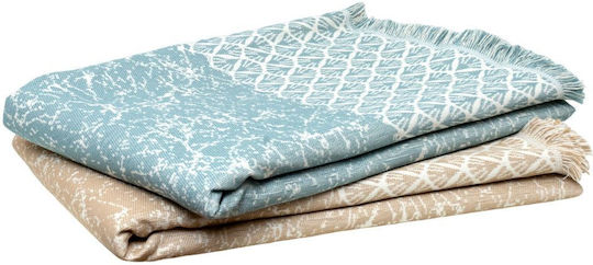 Anna Riska 1575 Sesselüberwurf Jacquard 180x150cm Beige