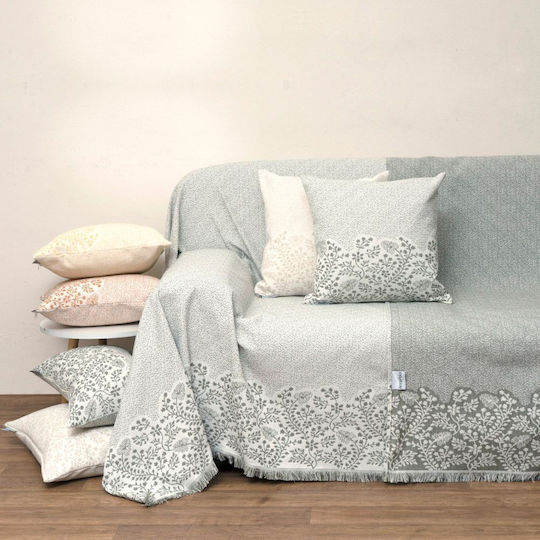 Anna Riska 1577 Cuverturi Pentru Canapea De Fotoliu Jacquard 180x150cm Verde Măsliniu