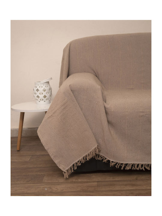 Viopros 1969 Three-Seater Sofa Throw 170x280cm Beige
