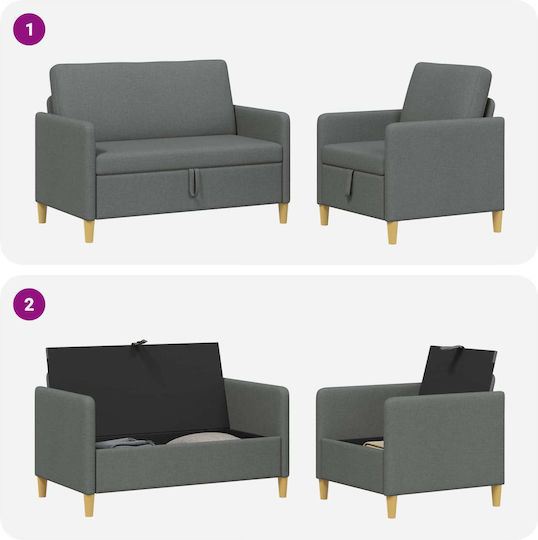 Living Room Furniture Set 2-Seater & Armchair