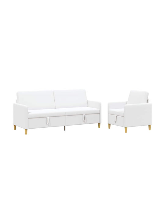 vidaXL Wohnzimmermöbel-Set 2-Sitzer & Sessel